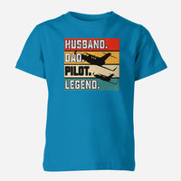 Thumbnail for Husband & Dad & Pilot & Legend Designed Children T-Shirts