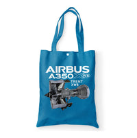 Thumbnail for Airbus A350 & Trent Wxb Engine Designed Tote Bags