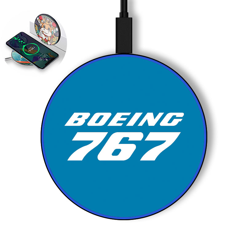 Boeing 767 & Text Designed Wireless Chargers