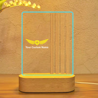 Thumbnail for Custom Name & Special Golden Epaulettes (4,3,2 Lines) Designed Night Lamp