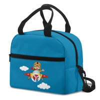 Thumbnail for Cartoon Little Boy Operating Plane (Edition 2) Designed Lunch Bags