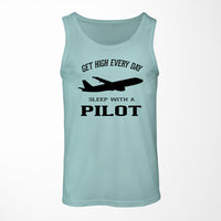 Thumbnail for Get High Every Day Sleep With A Pilot Designed Tank Tops