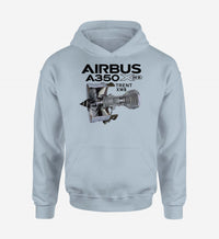Thumbnail for Airbus A350 & Trent Wxb Engine Designed Hoodies