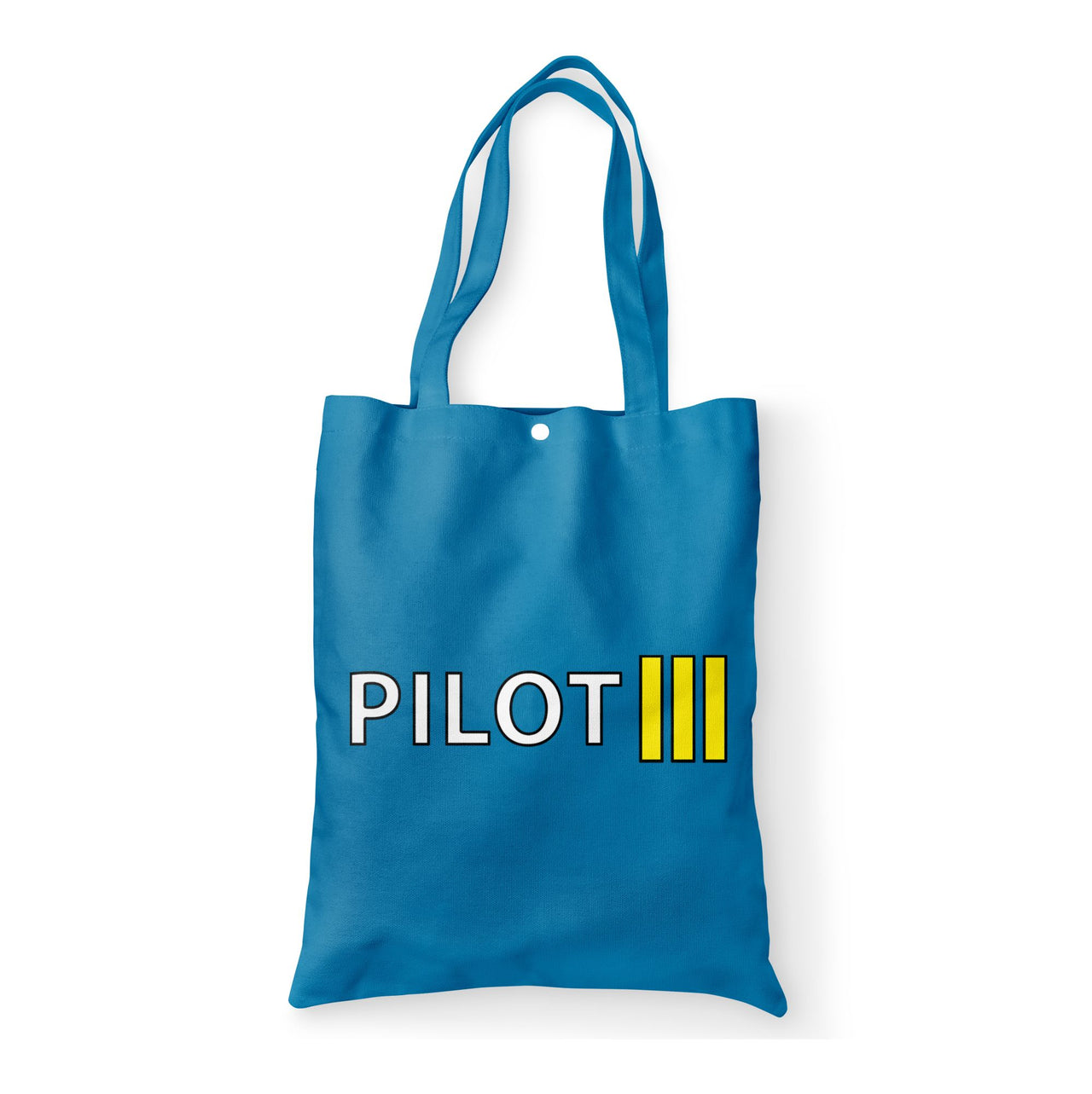 Pilot & Stripes (3 Lines) Designed Tote Bags