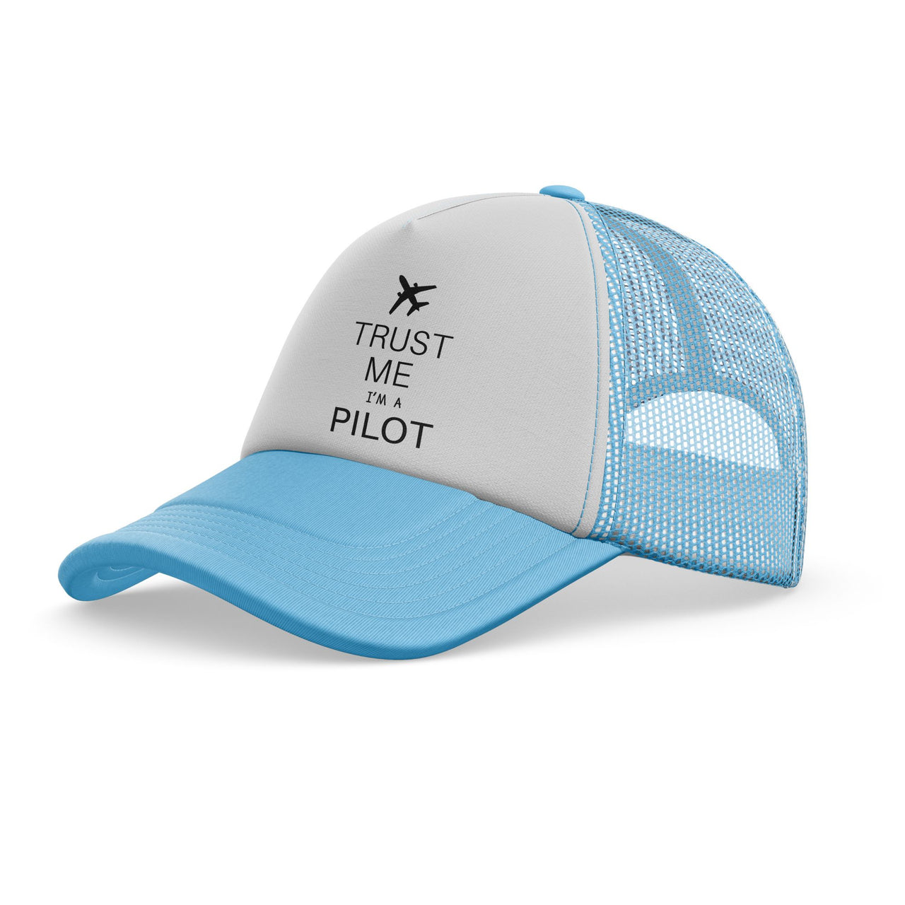 Trust Me I'm a Pilot 2 Designed Trucker Caps & Hats