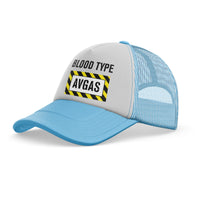 Thumbnail for Blood Type AVGAS Designed Trucker Caps & Hats