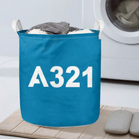 Thumbnail for A321 Flat Text Designed Laundry Baskets