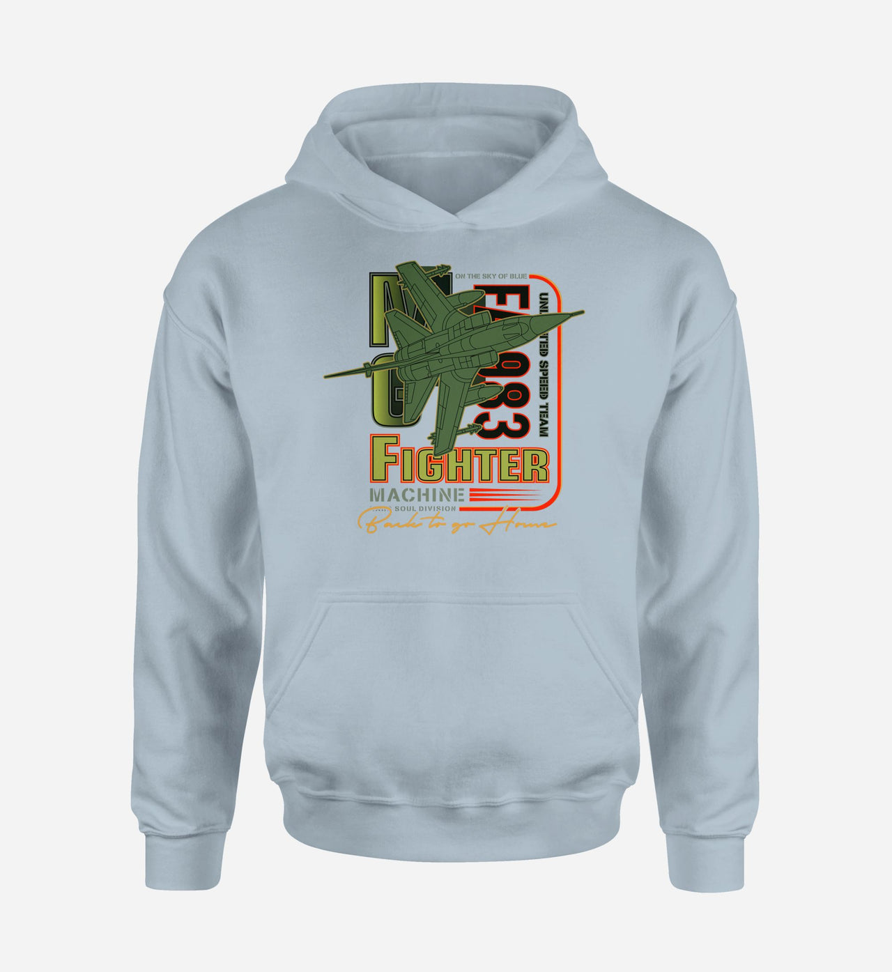 Fighter Machine Designed Hoodies