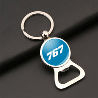 Thumbnail for 767 Flat Text Designed Bottle Opener Key Chains