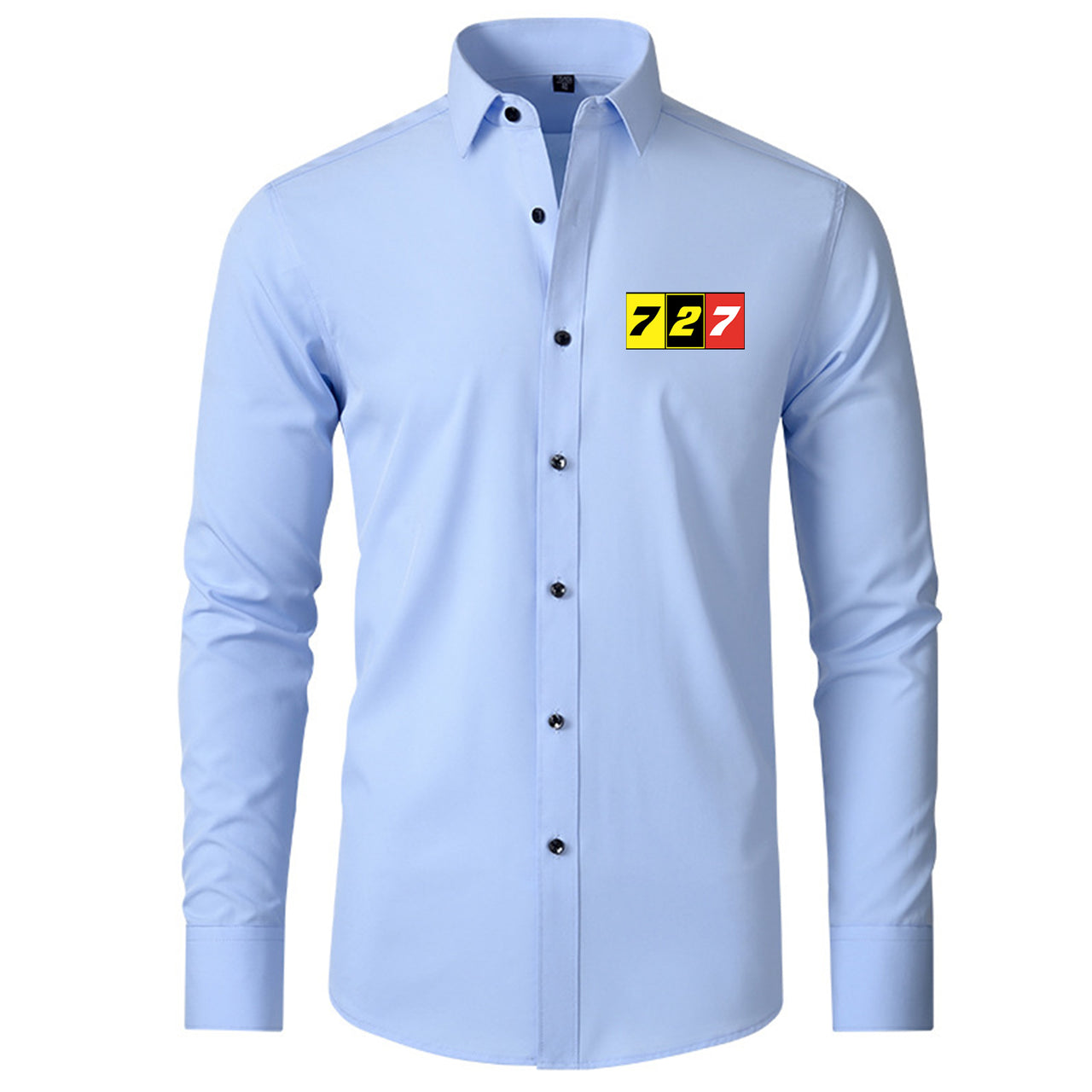 Flat Colourful 727 Designed Long Sleeve Shirts