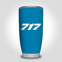Thumbnail for 717 Flat Text Designed Tumbler Travel Mugs
