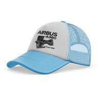 Thumbnail for Airbus A380 & Trent 900 Engine Designed Trucker Caps & Hats