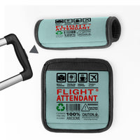 Thumbnail for Flight Attendant Label Designed Neoprene Luggage Handle Covers