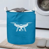 Thumbnail for Drone Silhouette Designed Laundry Baskets