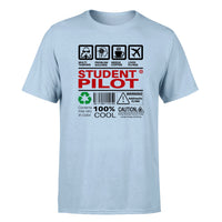 Thumbnail for Student Pilot Label Designed T-Shirts