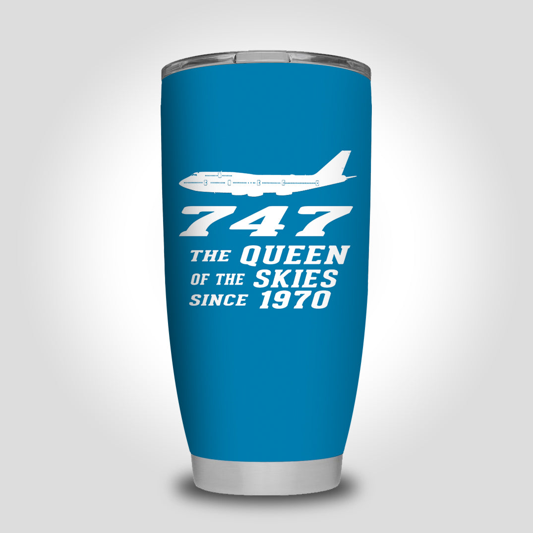 Boeing 747 - Queen of the Skies (2) Designed Tumbler Travel Mugs