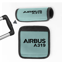 Thumbnail for Airbus A319 & Text Designed Neoprene Luggage Handle Covers