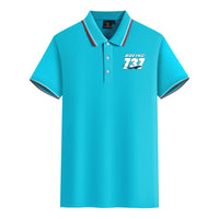 Thumbnail for Super Boeing 737+Text Designed Stylish Polo T-Shirts