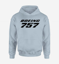 Thumbnail for Boeing 757 & Text Designed Hoodies