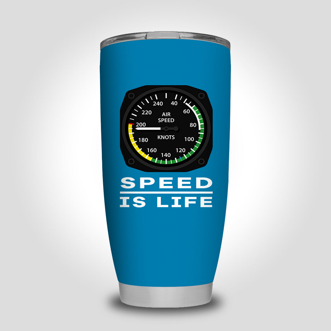 Speed Is Life Designed Tumbler Travel Mugs