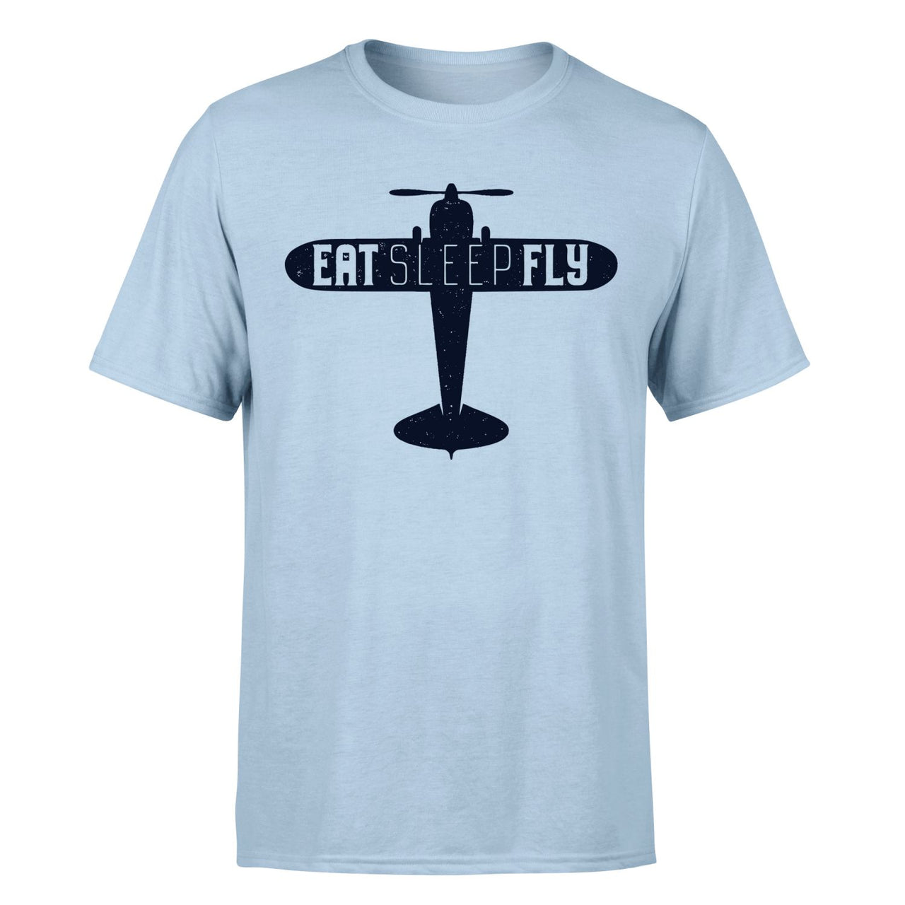 Eat Sleep Fly & Propeller Designed T-Shirts