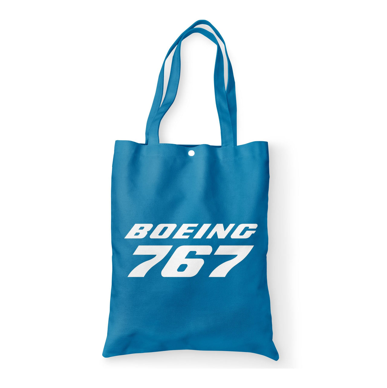 Boeing 767 & Text Designed Tote Bags