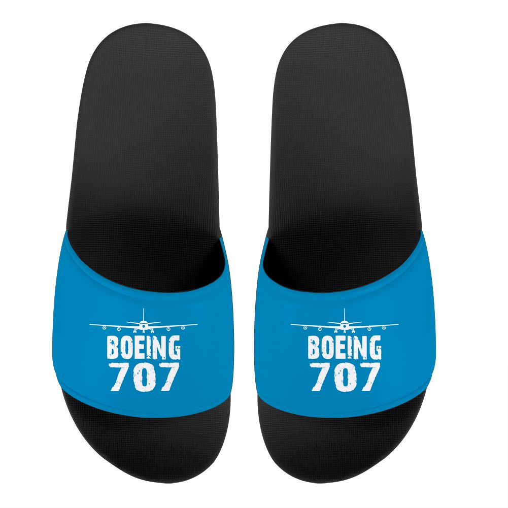 Boeing 707 & Plane Designed Sport Slippers