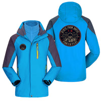 Thumbnail for Fighter Jet 16 - Death From Above Designed Thick Skiing Jackets