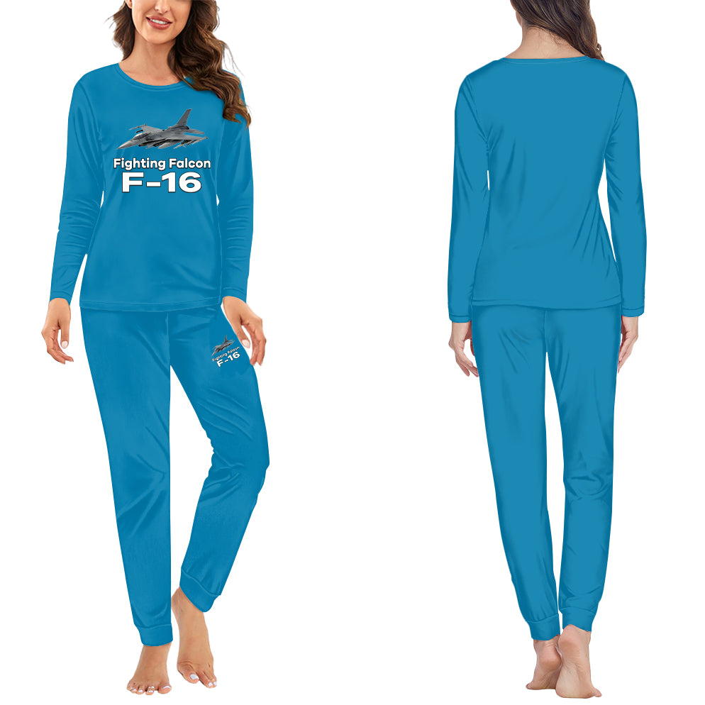 The Fighting Falcon F16 Designed Women Pijamas