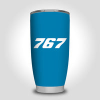 Thumbnail for 767 Flat Text Designed Tumbler Travel Mugs