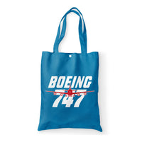 Thumbnail for Amazing Boeing 747 Designed Tote Bags
