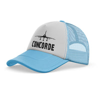 Thumbnail for Concorde & Plane Designed Trucker Caps & Hats