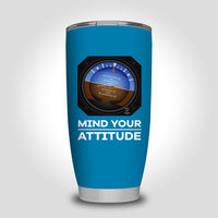 Thumbnail for Mind Your Attitude Designed Tumbler Travel Mugs