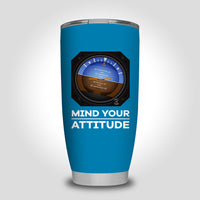 Thumbnail for Mind Your Attitude Designed Tumbler Travel Mugs