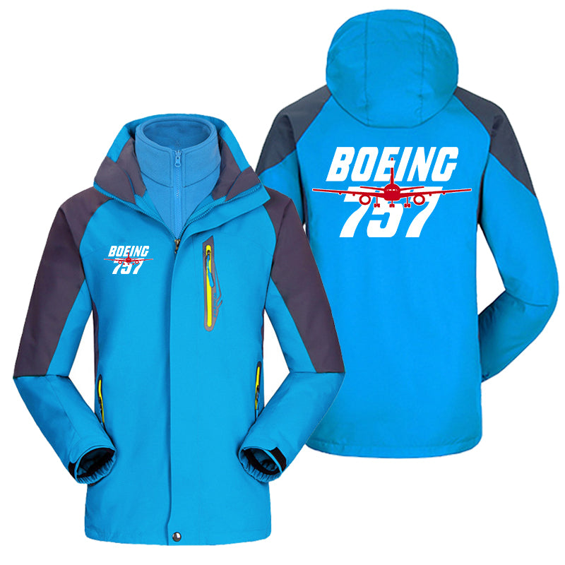 Amazing Boeing 757 Designed Thick Skiing Jackets