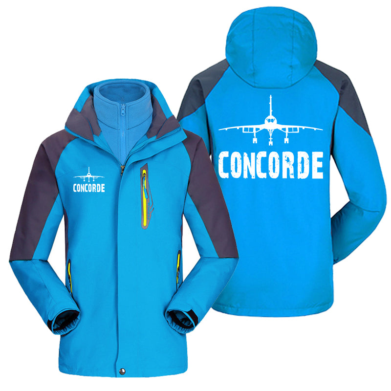 Concorde & Plane Designed Thick Skiing Jackets