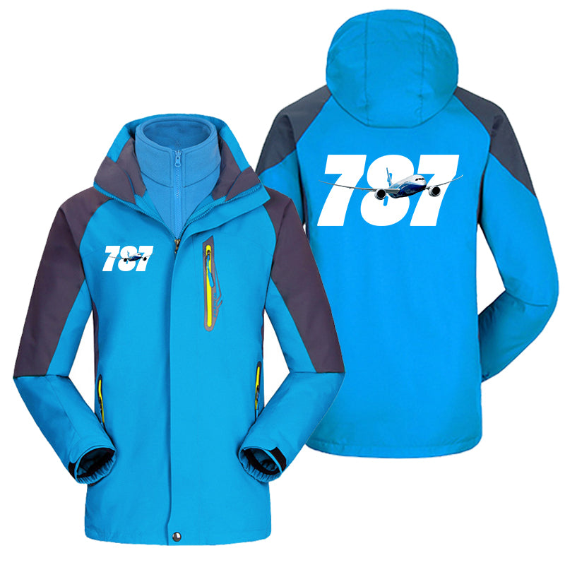 Super Boeing 787 Designed Thick Skiing Jackets