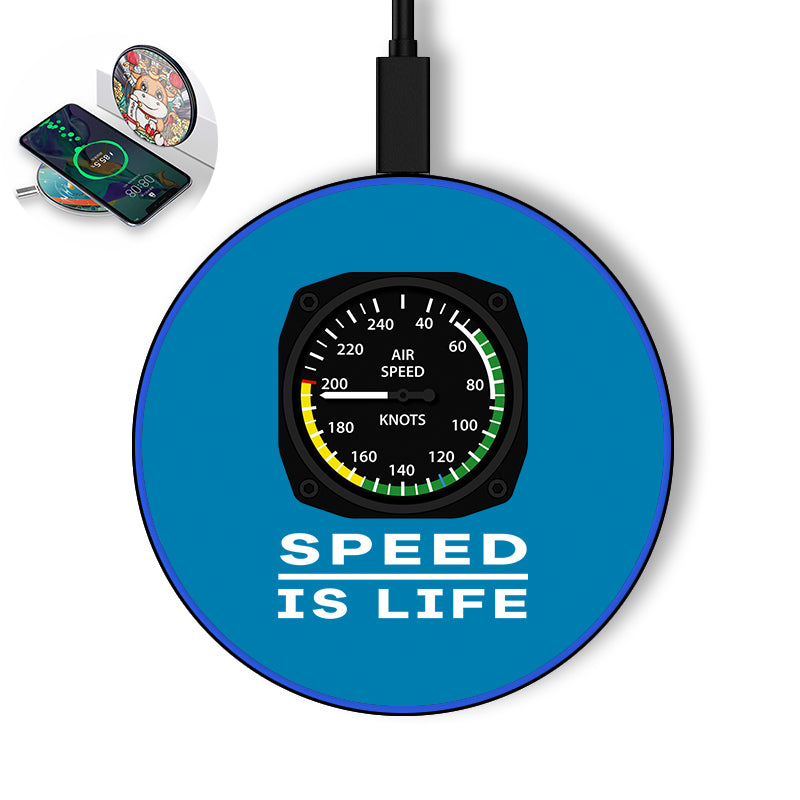 Speed Is Life Designed Wireless Chargers