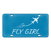 Thumbnail for Just Fly It & Fly Girl Designed Metal (License) Plates