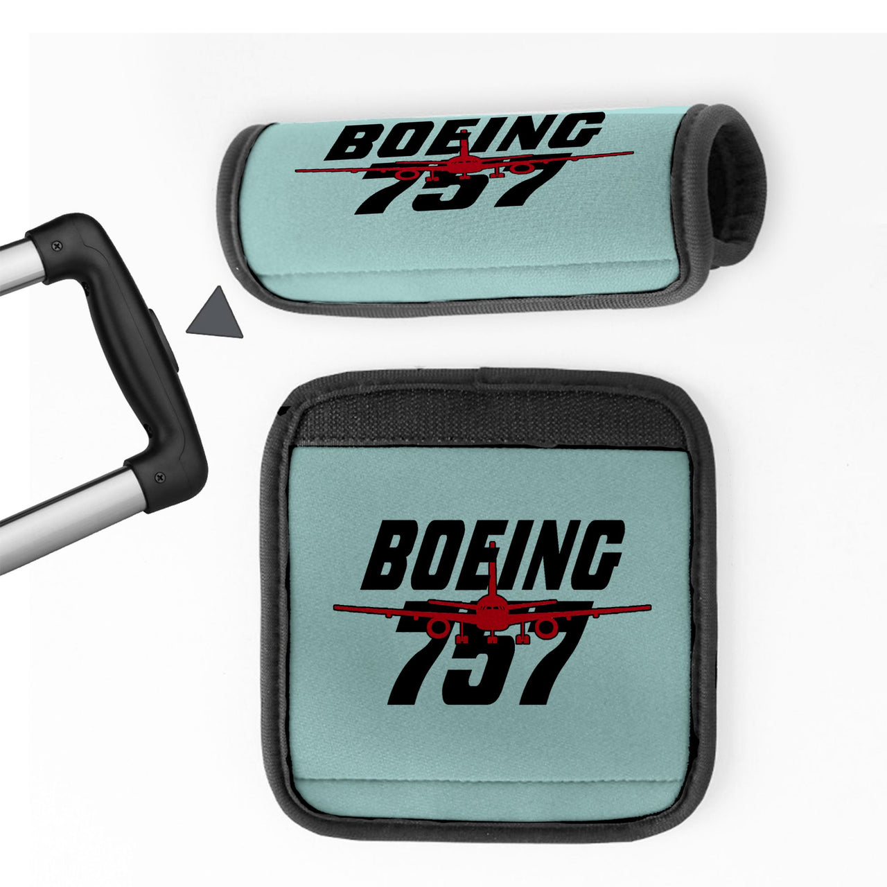 Amazing Boeing 757 Designed Neoprene Luggage Handle Covers
