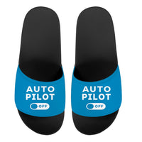 Thumbnail for Auto Pilot Off Designed Sport Slippers