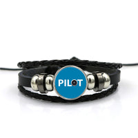 Thumbnail for Pilot & Jet Engine Designed Leather Bracelets