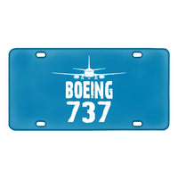 Thumbnail for Boeing 737 & Plane Designed Metal (License) Plates