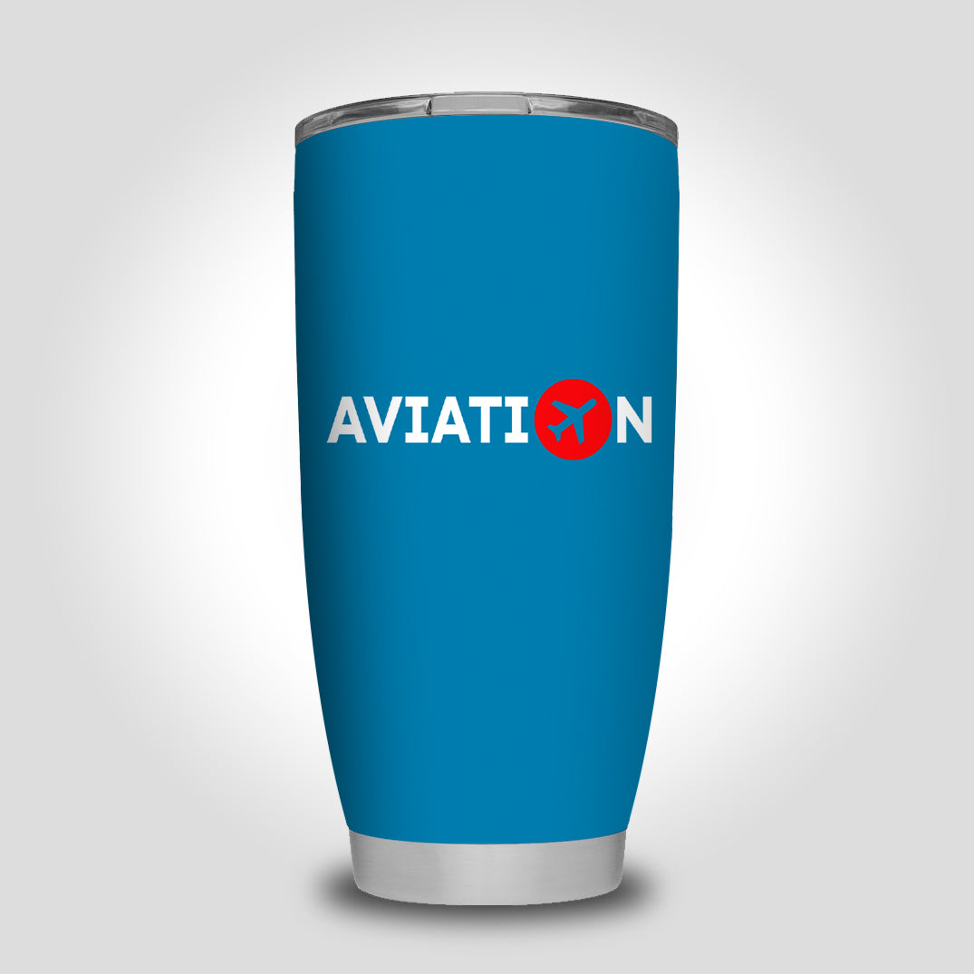 Aviation Designed Tumbler Travel Mugs
