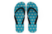 Thumbnail for Colourful Cabin Crew Designed Slippers (Flip Flops)
