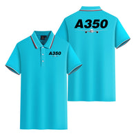 Thumbnail for Super Airbus A350 Designed Stylish Polo T-Shirts (Double-Side)