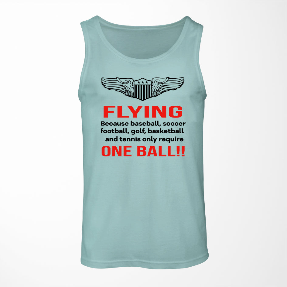 Flying One Ball Designed Tank Tops