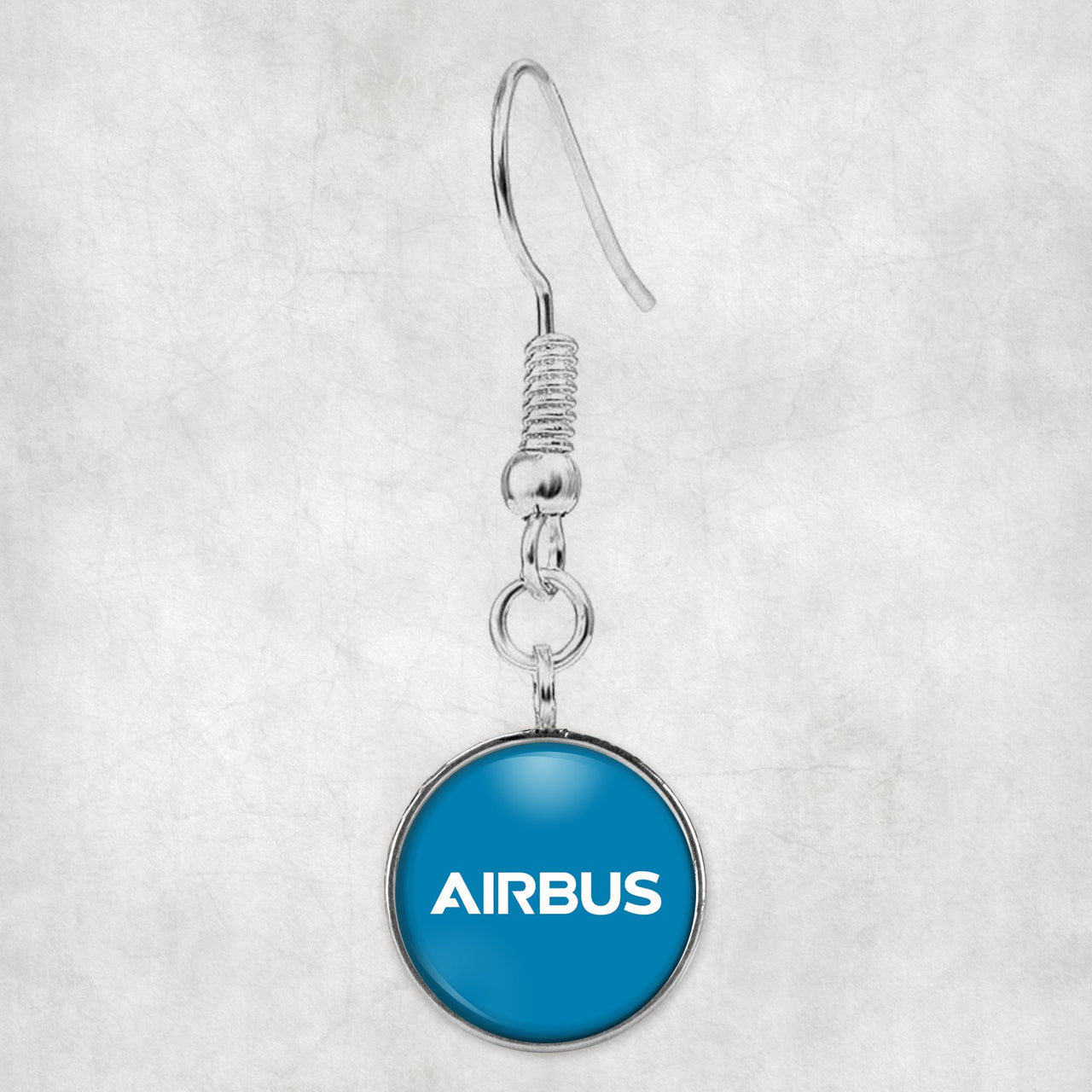 Airbus & Text Designed Earrings