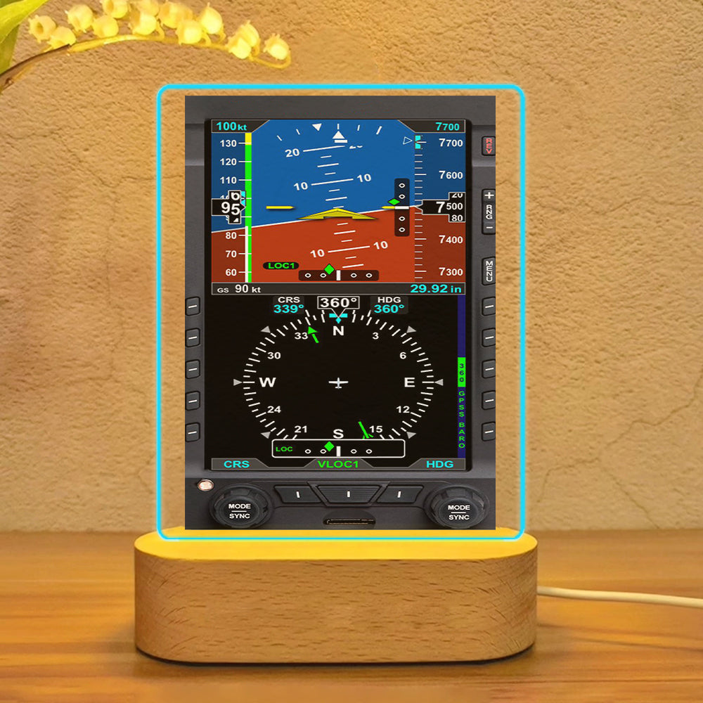 Airplane Notification Theme Designed Night Lamp