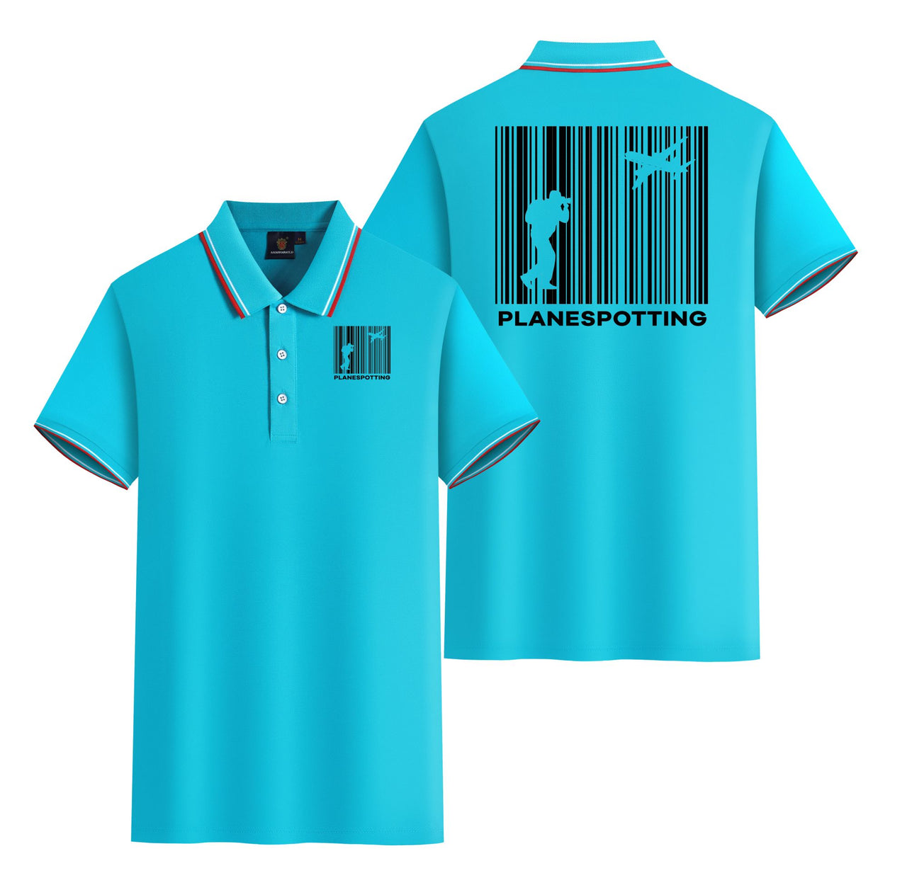Planespotting Designed Stylish Polo T-Shirts (Double-Side)